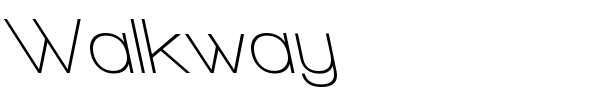 Walkway font preview